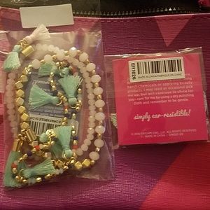 Médaillon Origami Owl Exclusif Hôtesse - Forme Prisme Rose Avec Chaîne - Rare Et Difficile à Trouver - Neuf Sans Emballage
